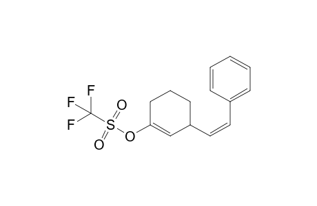 3-[(Z)-2-Phenylethenyl]-1-cyclohexen-1-yl trifluoromethanesulfonate