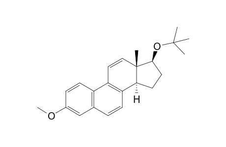 (-)-17.beta.-tert-Butyloxy-3-methoxyestra-1,3,5(10),6,8(9),11-hexaene