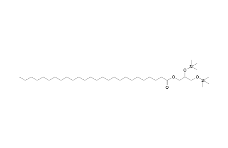 Hexacosanoic acid, 1-glyceryl ester, 2O-tms