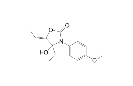 4-Ethyl-5-ethylidene-4-hydroxy-3-(4'-methoxyphenyl)-1,3-oxazolidin-2-one
