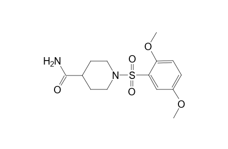 1-[(2,5-dimethoxyphenyl)sulfonyl]-4-piperidinecarboxamide