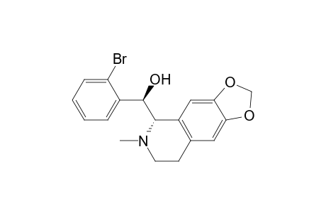 1,3-Dioxolo[4,5-g]isoquinoline-5-methanol, .alpha.-(2-bromophenyl)-5,6,7,8-tetrahydro-6-methyl-, (R*,S*)-(.+-.)-