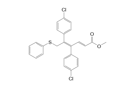 (2E,4Z)-4,5-bis(4-chlorophenyl)-6-(phenylthio)hexa-2,4-dienoic acid methyl ester