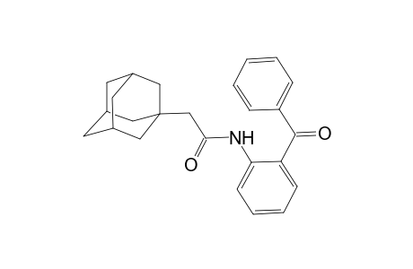 Tricyclo[3.3.1.1(3,7)]decane-1-acetamide, N-(2-benzoylphenyl)-