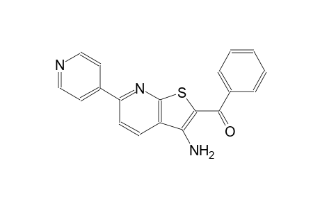 methanone, [3-amino-6-(4-pyridinyl)thieno[2,3-b]pyridin-2-yl]phenyl-