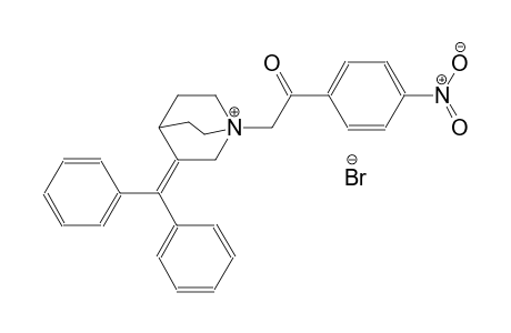 1-azoniabicyclo[2.2.2]octane, 3-(diphenylmethylene)-1-[2-(4-nitrophenyl)-2-oxoethyl]-, bromide