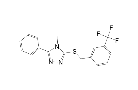 4-methyl-3-phenyl-5-{[3-(trifluoromethyl)benzyl]sulfanyl}-4H-1,2,4-triazole