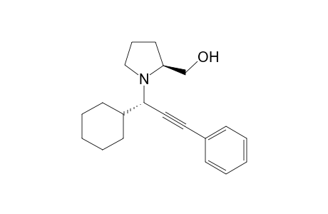 ((S)-1-((S)-1-cyclohexyl-3-phenylprop-2-ynyl)pyrrolidin-2-yl)methan-ol