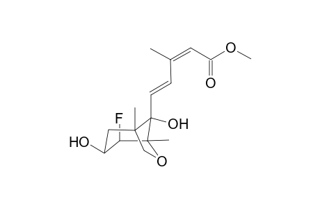 (2S.3S,5R)-2-Fluoro-3,8-dihydroxy-1,5-dimethyl-8-[4-(methoxycarbonyl-3-methyl)butadien-1-yl]-7-oxatricyclo[3.2.1]octane