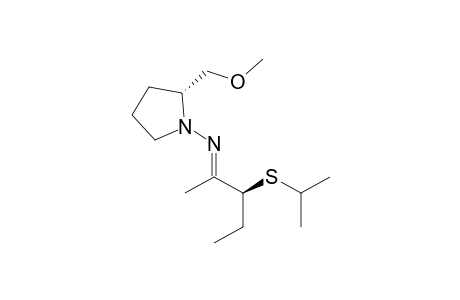 (2S,2'R)-(+)-1-(1'-Ethyl-2'-(isopropylsulfanyl)-1'-propylidenemino)-2-methoxymethylpyrrolidine