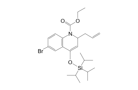 2-Allyl-6-bromo-4-triisopropylsilyloxy-2H-quinoline-1-carboxylic acid ethyl ester