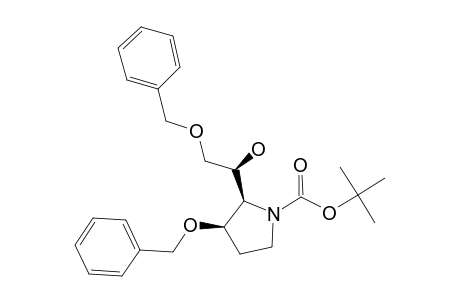 TERT.-BUTYL-(2S,3R,1'R)-3-BENZYLOXY-2-(2'-BENZYLOXY-1'-HYDROXYETHYL)-PYRROLIDINE-1-CARBOXYLATE