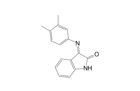 (3E)-3-[(3,4-Dimethylphenyl)imino]-1,3-dihydro-2H-indol-2-one