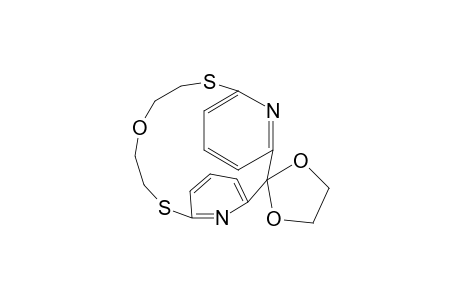 Spiro[1,3-dioxolane-2,2'-[11]oxa[8,14]dithia[19,20]diazatricyclo[13.3.1.1(3,7)]eicosa[1(19),3,5,7(20),15,17]hexaene]