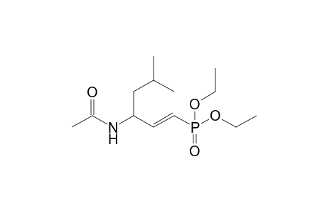 N-[3-(Diethoxyphosphoryl)-1-isobutyl-2-propenyl]-acetamide