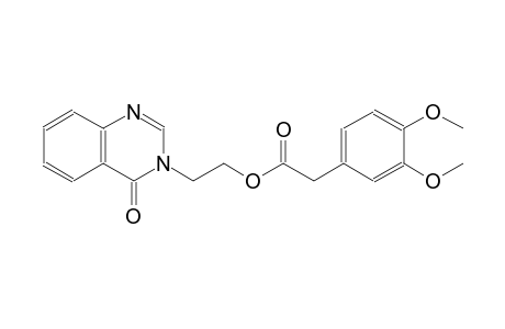2-(4-oxo-3(4H)-quinazolinyl)ethyl (3,4-dimethoxyphenyl)acetate