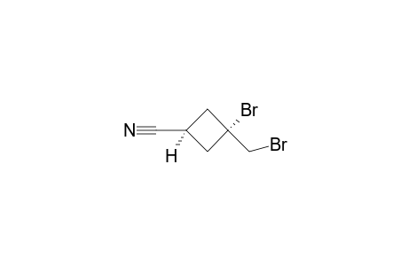 TRANS-3-BROMO-3-BROMOMETHYLCYCLOBUTANE-1-CARBONITRILE