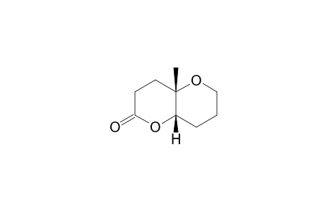 cis-6-Methyl-2,7-dioxabicyclo[4.4.0]decan-3-one