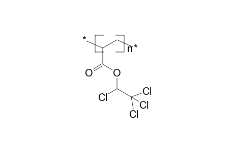 Poly(1,2,2,2-tetrachloroethyl acrylate)