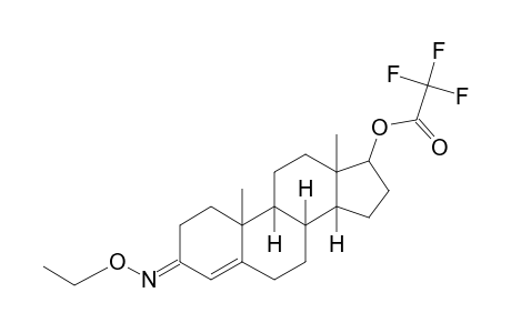 Epitestosterone, trifluoroacetate, o-ethyloxime