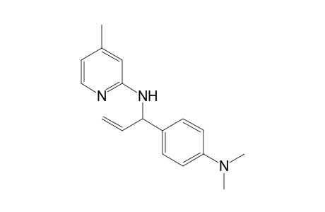 N-(4-Methyl-2-pyridyl)-N-{1-[4-(N,N-dimethylaminophenyl)prop-2-enyl}amine
