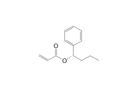 (S)-1-Phenylbutyl prop-2-enoate