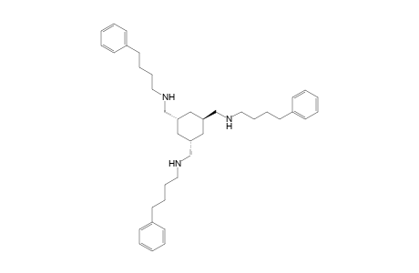 N,N',N''-Tris-(4-phenylbutyl)-1a,3e,5e-cyclohexanetrimethanamine