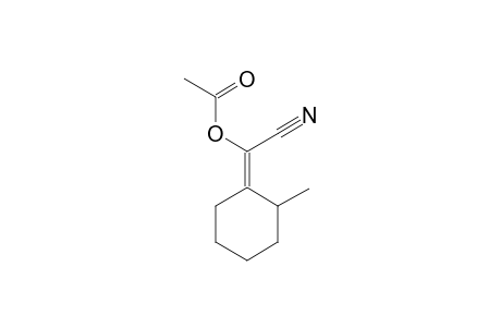 Acetonitrile, (acetyloxy)(2-methylcyclohexylidene)-, (Z)-