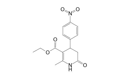 2-keto-6-methyl-4-(4-nitrophenyl)-3,4-dihydro-1H-pyridine-5-carboxylic acid ethyl ester