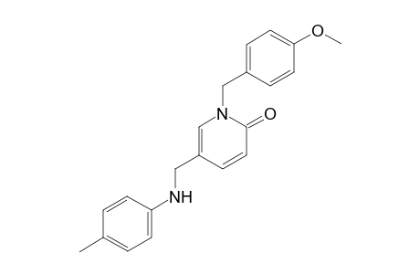1-(4-Methoxybenzyl)-5-((p-tolylamino)methyl)pyridin-2(1H)-one