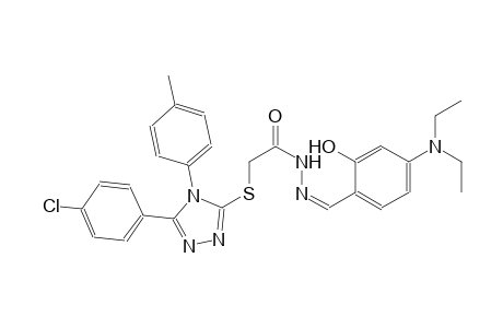acetic acid, [[5-(4-chlorophenyl)-4-(4-methylphenyl)-4H-1,2,4-triazol-3-yl]thio]-, 2-[(Z)-[4-(diethylamino)-2-hydroxyphenyl]methylidene]hydrazide