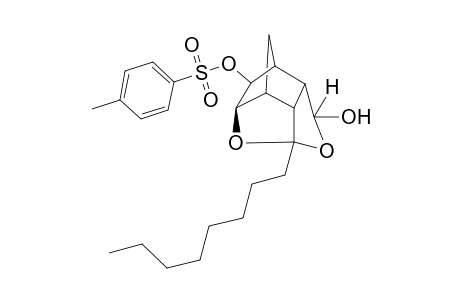 5-n-Octyl-3.beta.-hydroxy-9.beta.-tosyl-4,11-dioxatetracyclo[5.2.1.1(5,8).0(2,6)]undecane
