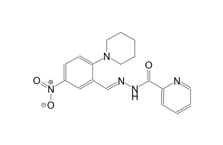 2-pyridinecarboxylic acid, 2-[(E)-[5-nitro-2-(1-piperidinyl)phenyl]methylidene]hydrazide
