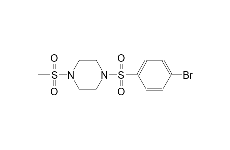 1-[(4-bromophenyl)sulfonyl]-4-(methylsulfonyl)piperazine