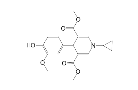 1-Cyclopropyl-4-(4-hydroxy-3-methoxy-phenyl)-1,4-dihydro-pyridine-3,5-dicarboxylic acid dimethyl ester