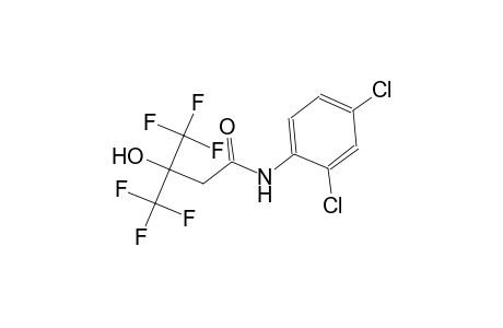 N-(2,4-dichlorophenyl)-4,4,4-trifluoro-3-hydroxy-3-(trifluoromethyl)butanamide