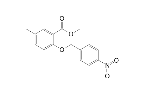 Benzoic acid, 3-methyl-6-(4-nitrobenzyloxy)-, methyl ester
