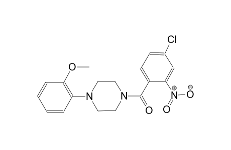 1-(4-chloro-2-nitrobenzoyl)-4-(2-methoxyphenyl)piperazine