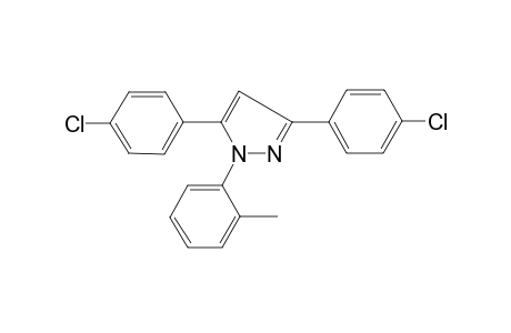 3,5-bis(4-chlorophenyl)-1-(2-methylphenyl)pyrazole
