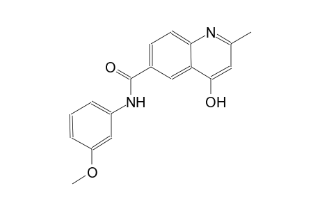 6-quinolinecarboxamide, 4-hydroxy-N-(3-methoxyphenyl)-2-methyl-