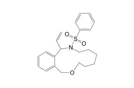 1-Vinyl-N-phenylsulfonyl-2-aza-9-oxacyclobenzododecene