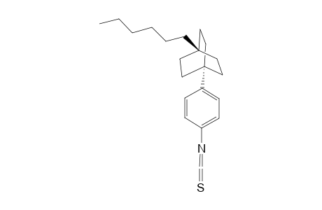 1-Hexyl-4-(4-isothiocyanatophenyl)bicyclo[2.2.2]octane