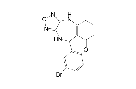 4H-[1,2,5]oxadiazolo[3,4-b][1,4]benzodiazepin-8(5H)-one, 9-(3-bromophenyl)-6,7,9,10-tetrahydro-