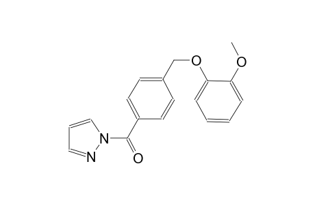 1-{4-[(2-methoxyphenoxy)methyl]benzoyl}-1H-pyrazole