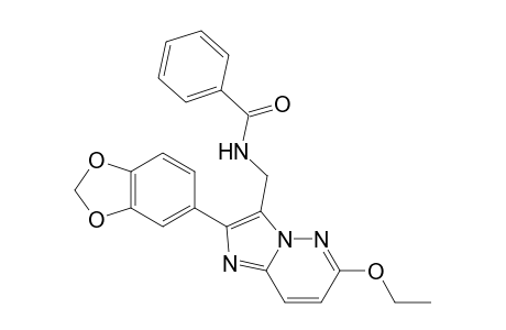 3-(benzamidomethyl)-6-ethoxy-2-(3,4-methylenedioxyphenyl)imidazo[1,2-b]pyridazine