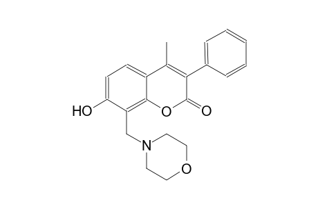 2H-1-benzopyran-2-one, 7-hydroxy-4-methyl-8-(4-morpholinylmethyl)-3-phenyl-