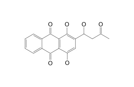 1,4-Dihydroxy-2-(1'-hydroxy-3'-oxobutyl)-9,10-anthraquinone
