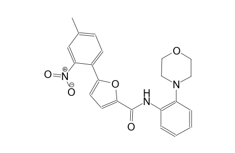 5-(4-methyl-2-nitrophenyl)-N-[2-(4-morpholinyl)phenyl]-2-furamide