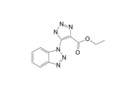 4-(BENZOTRIAZOL-1-YL)-5-CARBOETHOXY-1,2,3-TRIAZOLE