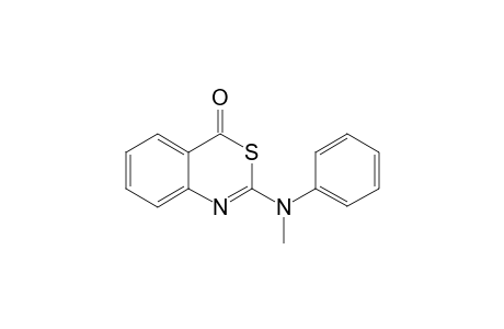2-(N-METHYL-N-PHENYLAMINO)-4H-3,1-BENZOTHIAZIN-4-ONE